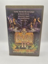 Evil Dead 2 VHS - Big Box Ex Rental Palace Premiere Gold Case VGC Ultra Rare