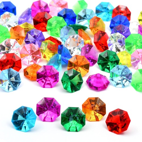 Acrylic diamond gems - acrylic,