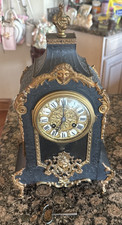 Antique French Slate & Ormolu