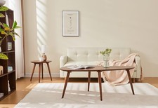 Wooden oval coffee - oval, mid