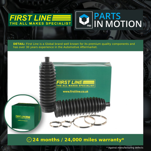 Steering rack boot - steering, fits
