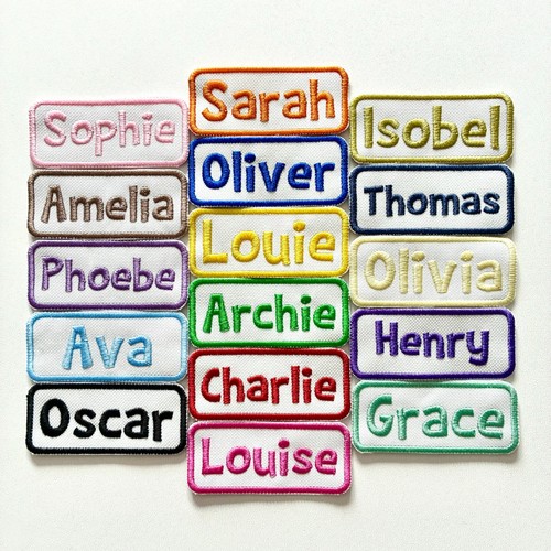 Personalised embroidered name - personalised,