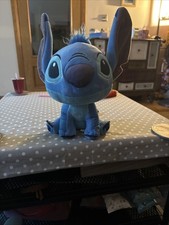 Disney Stitch Teddy In Excellent Condition With Press Button On Paw