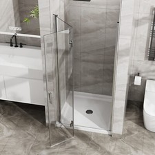34"x72" Bifold Glass Shower