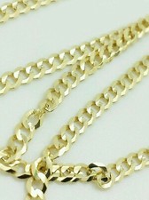 14K Solid Yellow Gold Cuban