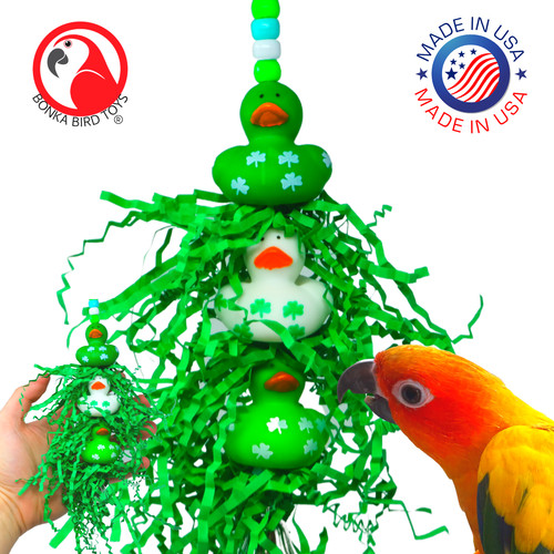 2422 lucky ducky parrot bird - lucky,