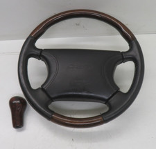 ASTON MARTIN DB7 VOLANTE I6 1997 STEERING WHEEL WITH WOODEN GEAR KNOB