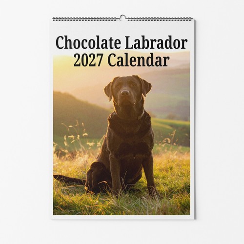 Chocolate labrador dog wall - chocolate,