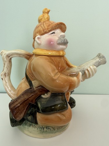 Vintage novelty hunter teapot - vintage,