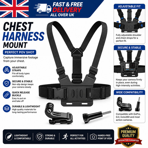 Chest mount harness - harness, for