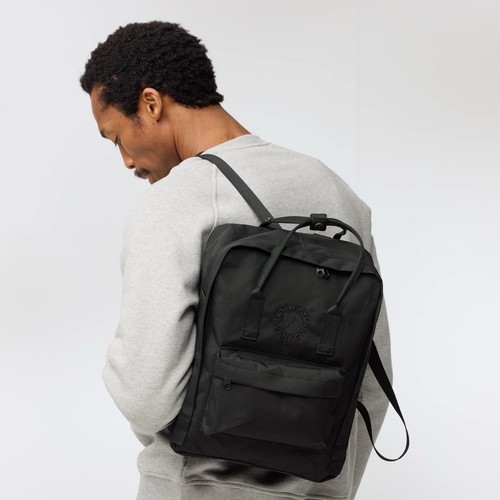 Fjallraven black kanken - fjallraven, re-kanken