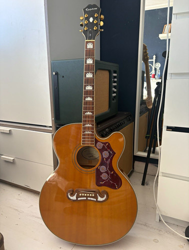 Epiphone 200sce inspired - epiphone, ej-200sce/vn