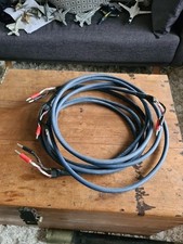 audioquest Indigo Plus speaker Hifi cable 3.4m Pair