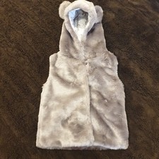NEXT Girls Grey Faux Fur