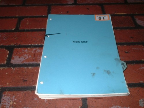 Genuine honda mbx 125f factory - genuine,