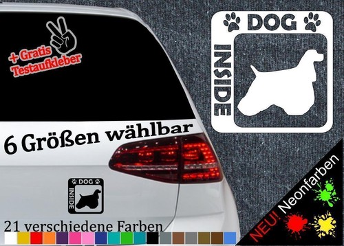 Cocker spaniel inside sticker - spaniel,
