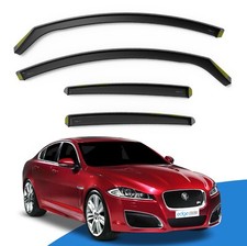 Jaguar XF X250 MK1 2007-2015 4 Door Saloon Wind Deflectors 4pc Edgevisors Tinted