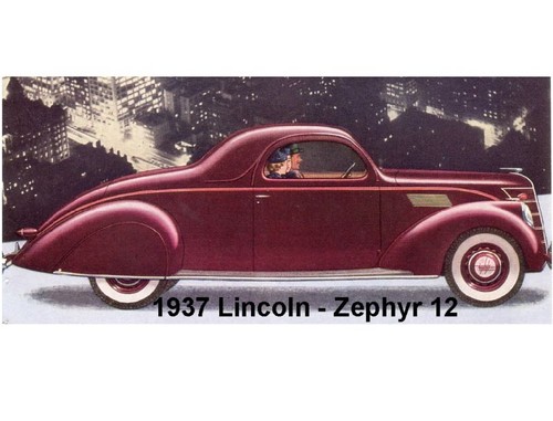 1937 lincoln zephyr v - zephyr, v-12