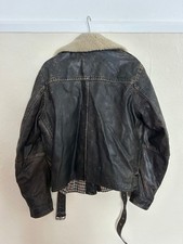 Aviator Flight Jacket Sheepskin Leather Vintage