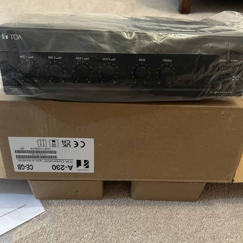 Toa amplifier 2030 - pa, a-2030