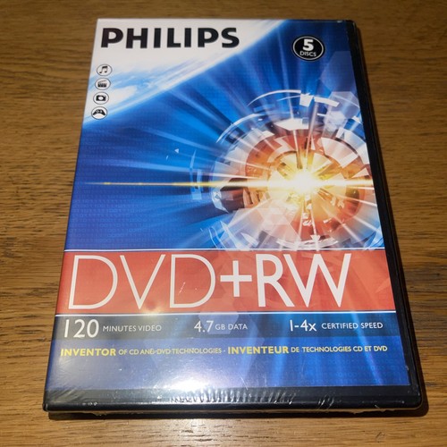 Pack philips dvd 120min - pack, dvd-rw