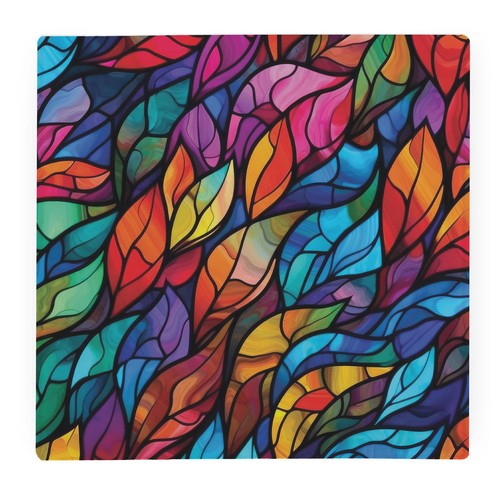 Stained glass pattern large - glass,