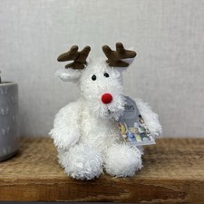 The Little White Company White Beanie Reindeer - Toastie Reindeer (Jellycat) #2