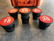 Zeiss Contax Cinemod EF Lens Set (18/28/35/50/85) including Hollywood 28mm 2.0