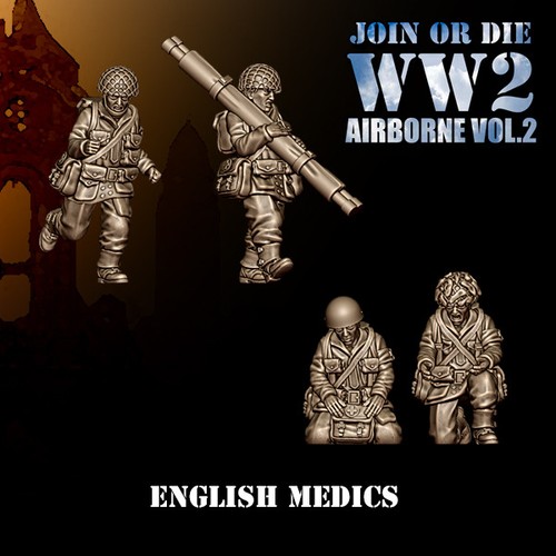 28mm ww2 brit para medics - 28mm,