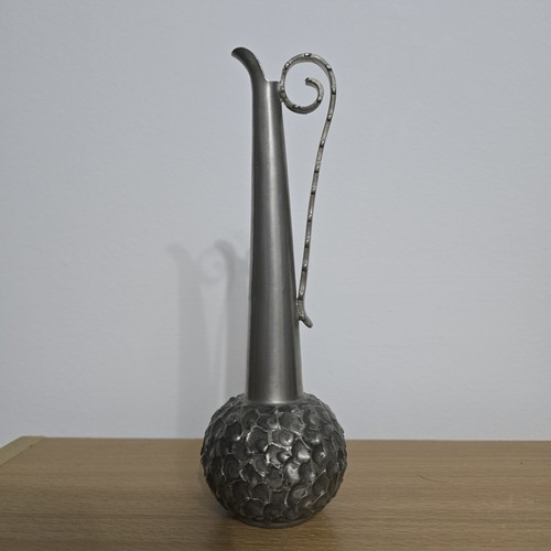 Vintage perletinn pewter bud - vintage,