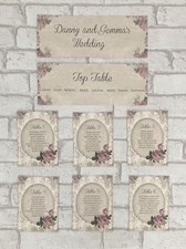 Wedding Table Plan Cards