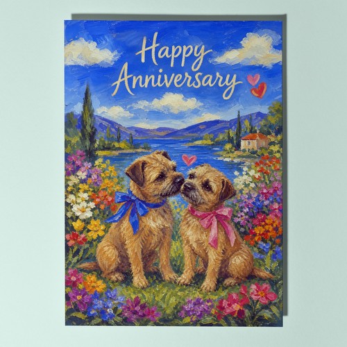 Border terrier personalised - terrier,