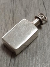 Vintage Sterling Silver  Perfume Bottle Pendant