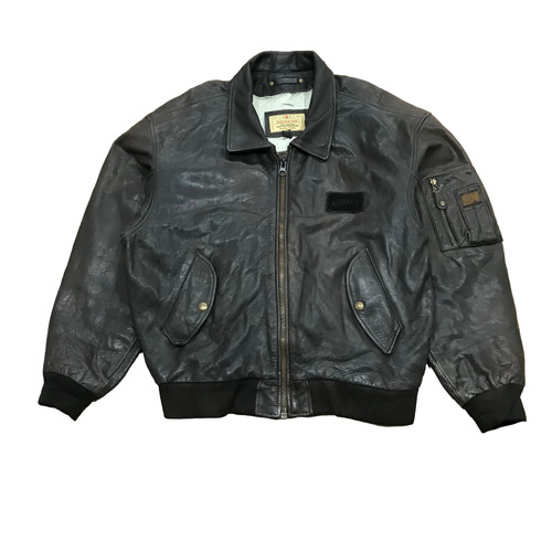 Redskins leather flight - redskins, jacket