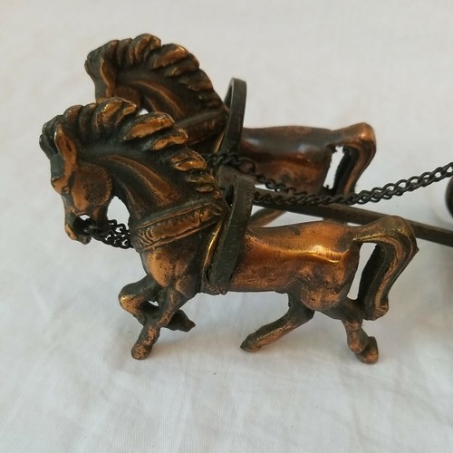 Brass horse hippodrome - horse,