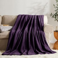 Luxury Faux Fur Blanket Bed Throw Sofa Soft Warm Fleece Throw Single Double King