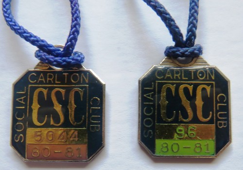 1980 vfl enamel - 1980-81, badges
