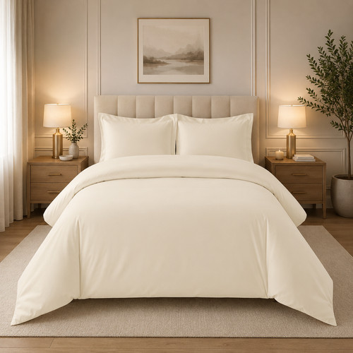 Microfibre piece duvet set - piece,