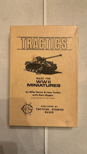 Tractics rules for wwii - tractics:,