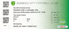 Norwich City  v Leicester City