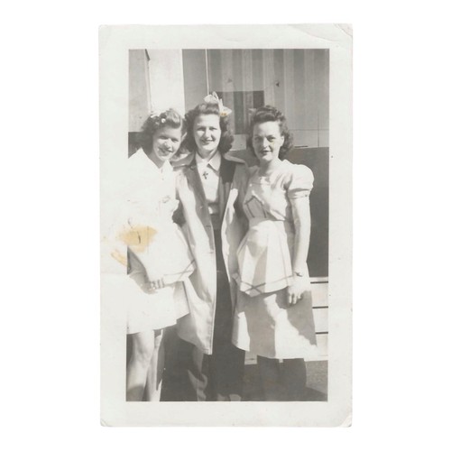 Vintage snapshot photo three - snapshot,
