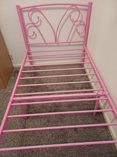 Pink Metal Bed Frame