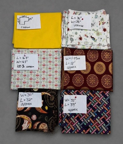 Job lot fabric remnants - fabric,