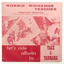 Ronnie Richards Stock Seat Equitation Let's Ride Tack & Tanbark VG+