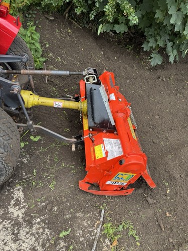 Compact tractor rotavator - tractor,