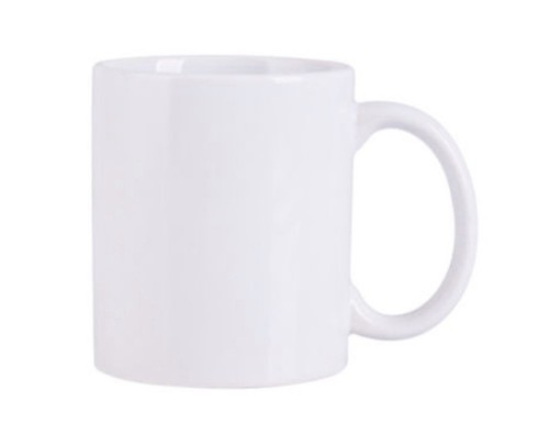 White ceremic mug - ceremic, ceramic