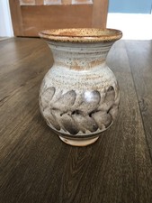 Studio Pottery Vase Natural