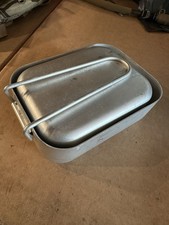 Genuine Surplus British Army Issue Mess Tins Metal Ration Cooking Set - Camping