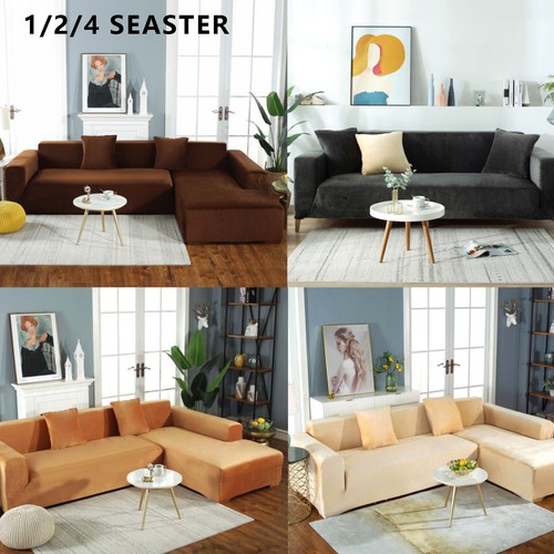Sofa covers plush velvet - plush,