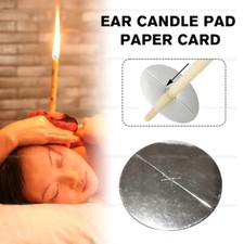 10pcs Beeswax Candle Protectors Personal Ear Care Disk Protective Paper Card